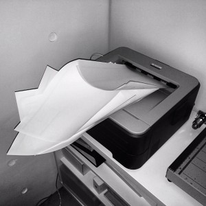 Listi na tiskalniku